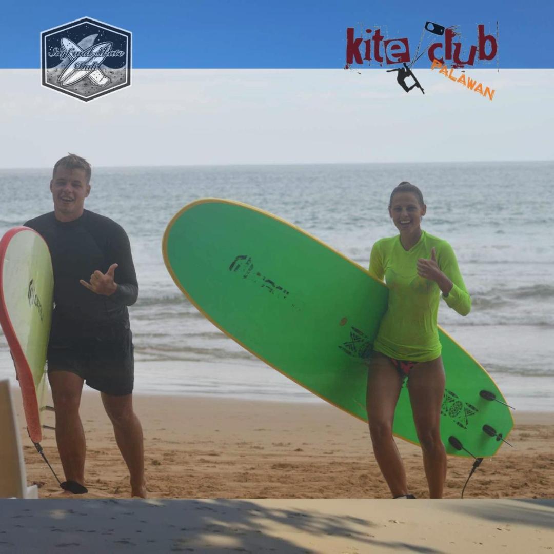 הוסטל Surf And Skate Duli El Nido By Kiteclub Palawan מראה חיצוני תמונה