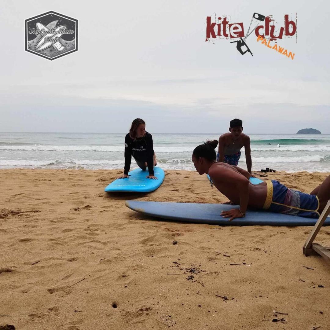 הוסטל Surf And Skate Duli El Nido By Kiteclub Palawan מראה חיצוני תמונה